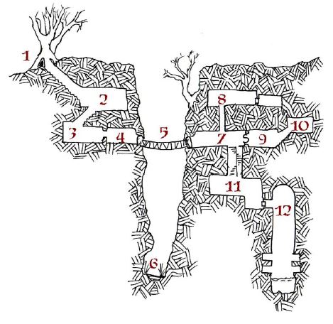 Plan de la ravine aux gobelins